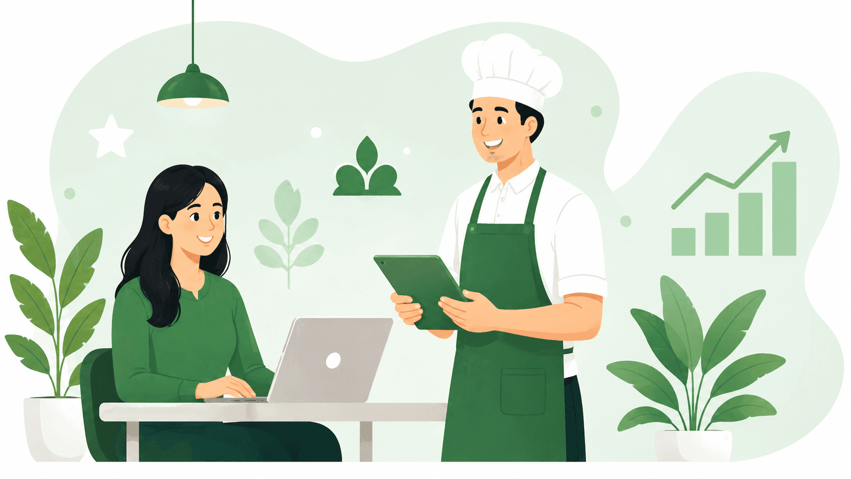 Restaurant partner preparing an order for TeamLunch
